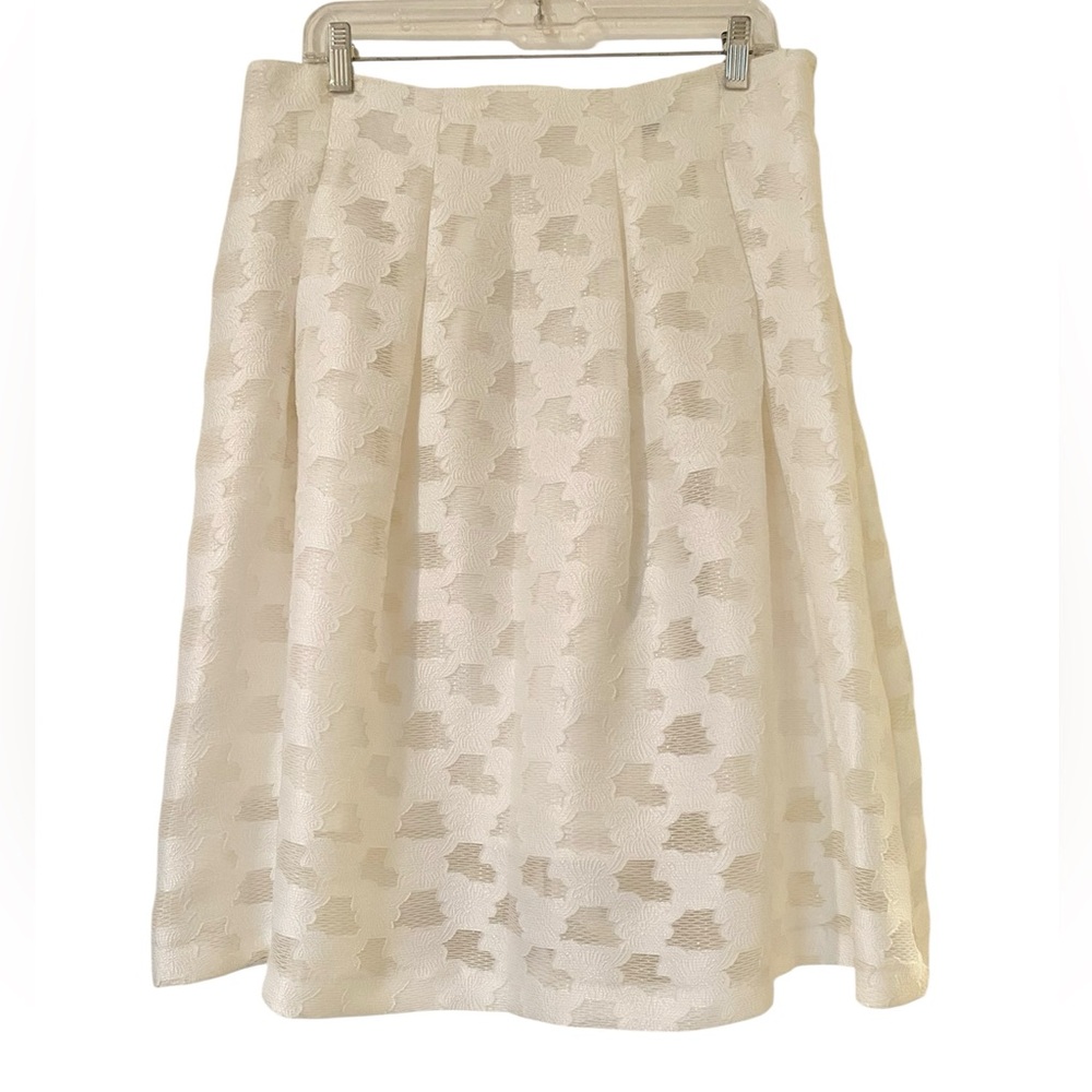 Ivanka Trump Mini A-Line Skirt Pleated Cocktail